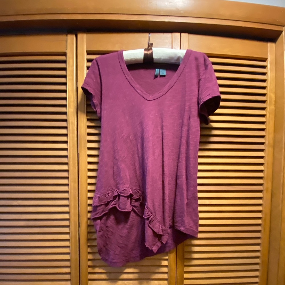 Left of Center for Anthropologie asymmetric top